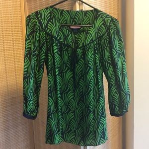 Vineyard vines Silk tunic top